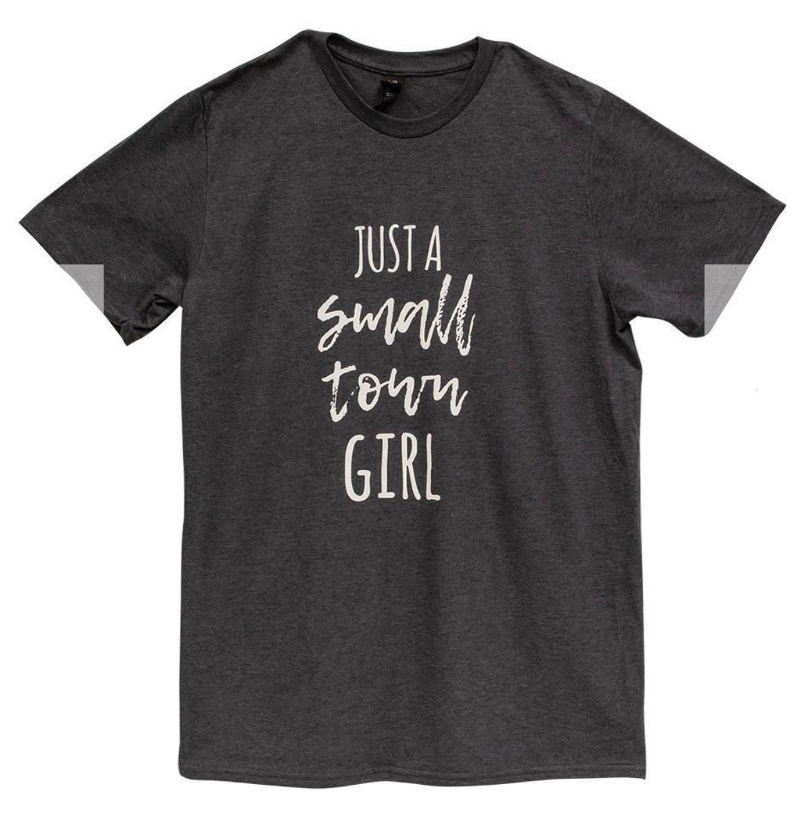 Small Town Girl Tee - Charcoal