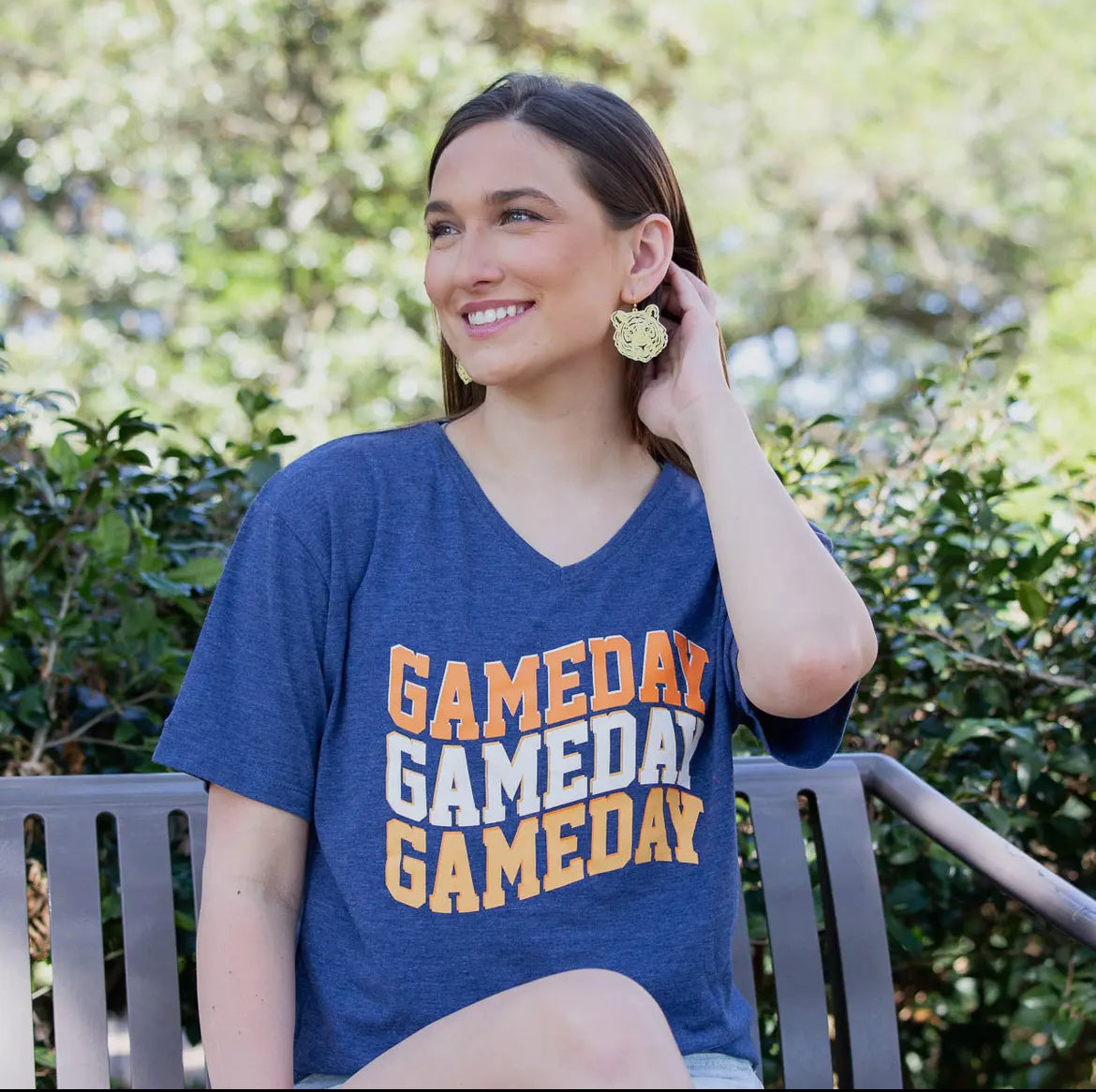 Game Day Wave Tee - Blue