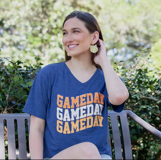 Game Day Wave Tee - Blue